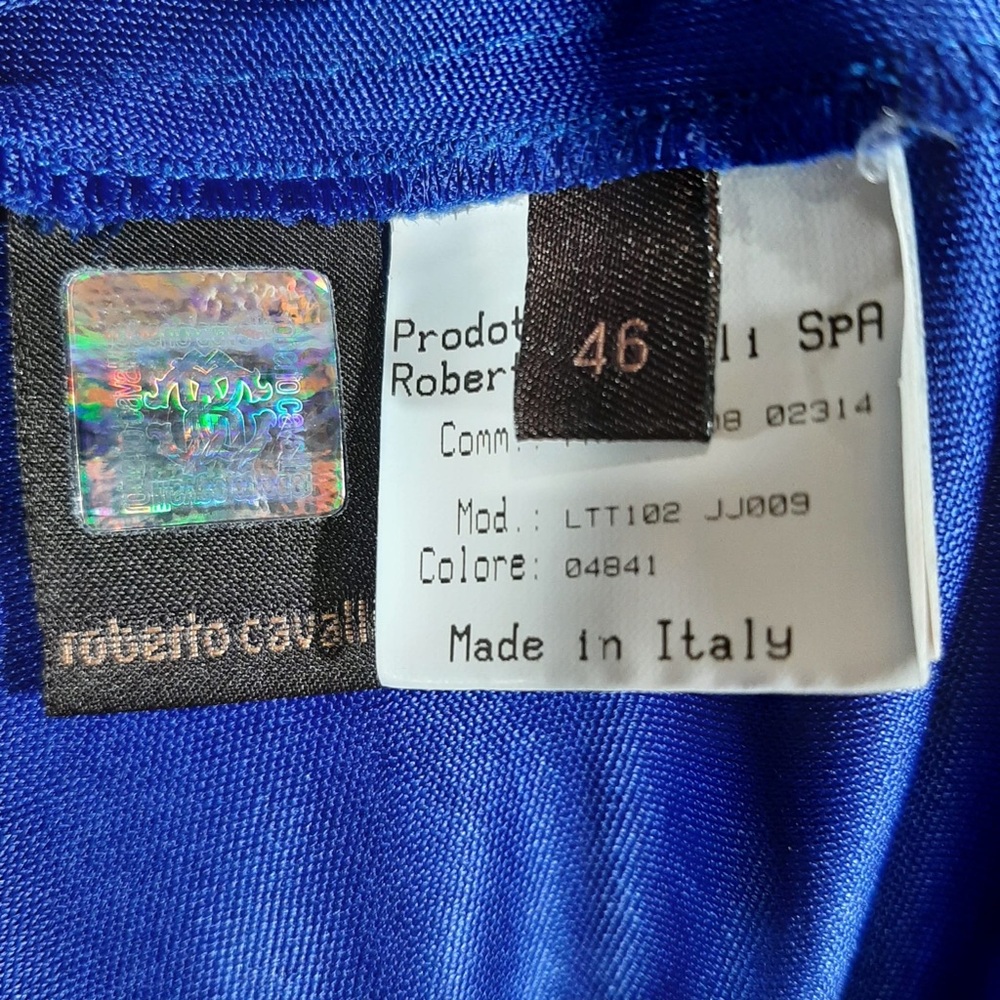 Roberto Cavalli cobalt blue dress 46 - Picture 16 of 16
